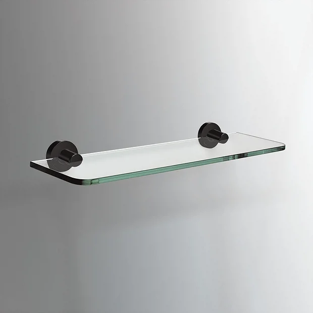 Venice Black 500mm Glass Shelf 1 Venice Black 500mm Glass Shelf