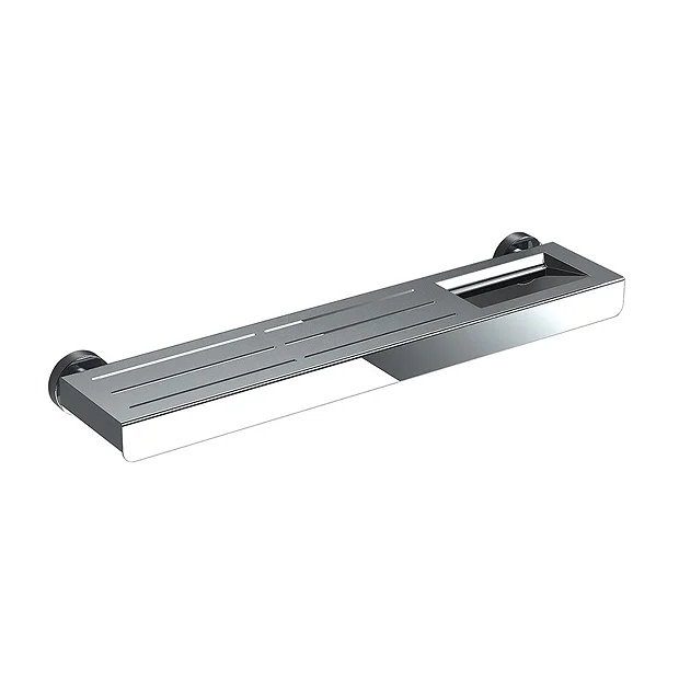 Venice Chrome 500mm Metal Shelf 2 Venice Chrome 500mm Metal Shelf - Image 2