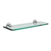 Venice Chrome 500mm Glass Shelf