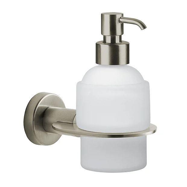 Venice Brushed Nickel Wall Mounted Soap Dispenser 1 Venice Brushed Nickel Wall Mounted Soap Dispenser