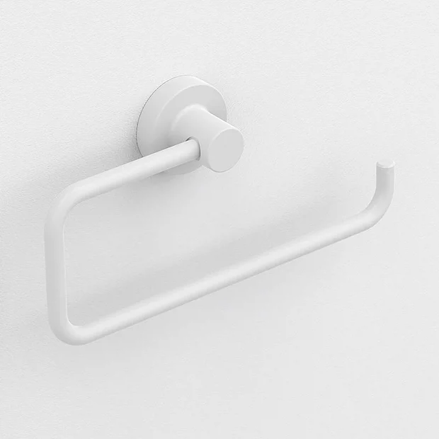 Venice White Open Towel Ring 2 Venice White Open Towel Ring - Image 2