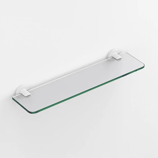 Venice White 500mm Glass Shelf 1 Venice White 500mm Glass Shelf