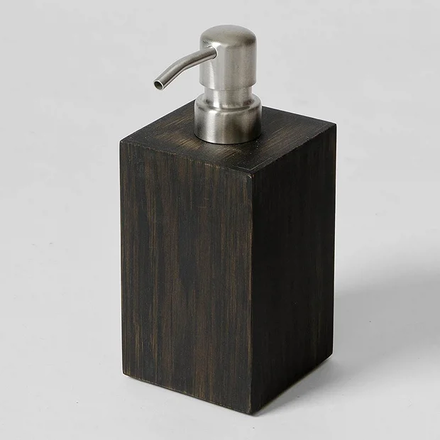 Wooden Soap Dispenser Dark Oak 2 Wooden Soap Dispenser Dark Oak - Image 2