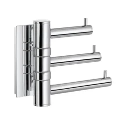 Smedbo Pool Swing Arm Triple Hook - Polished Chrome